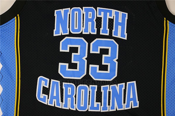 Camiseta NCAA North Carolina Tar Heels Antawn Jamison #33 Negro
